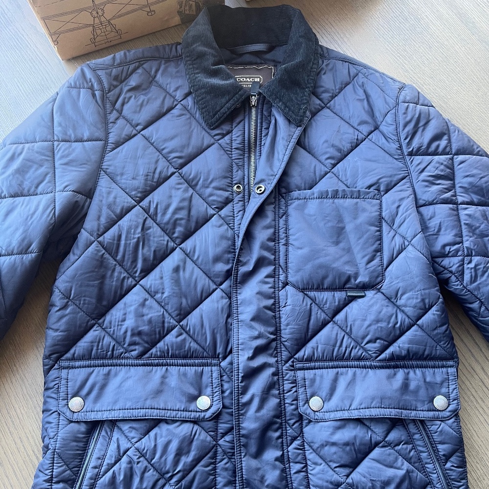 Coach quilted jacket